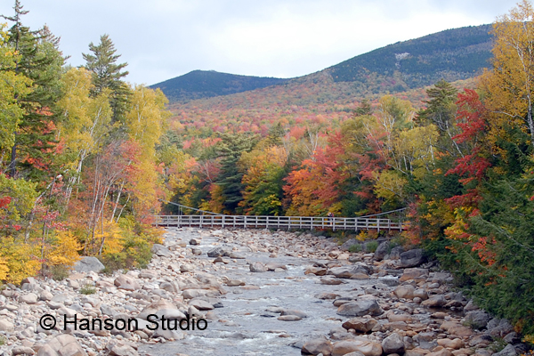 Lincoln, NH - Footbridge - Fall